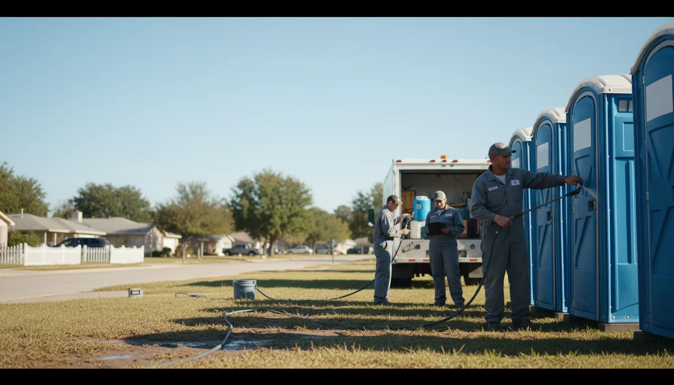 Long-Term Portable Toilet Rental in Calverton, NY near me